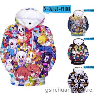 Áo Hoodie In Hình Undertale 3d Độc Đáo Cá Tính Cho Nam Nữ