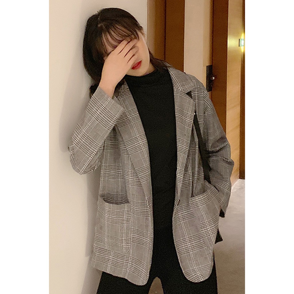 Áo vest - blazers kẻ sọc  ulzzang