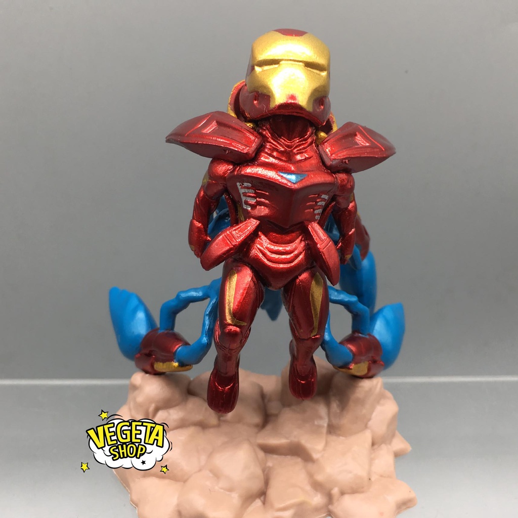 Mô hình Avengers Marvel - Bộ mô hình 4 nhân vật Avengers - Iron Man Spider Man Thanos Doctor Strange - Cao 11cm