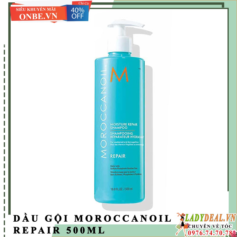 [ NHIỀU PHÂN LOẠI ] COMBO DẦU GỘI XẢ MOROCCANOIL REPAIR PHỤC HỒI ĐỘ ẨM 500ML VÀ HẤP DẦU 250ML