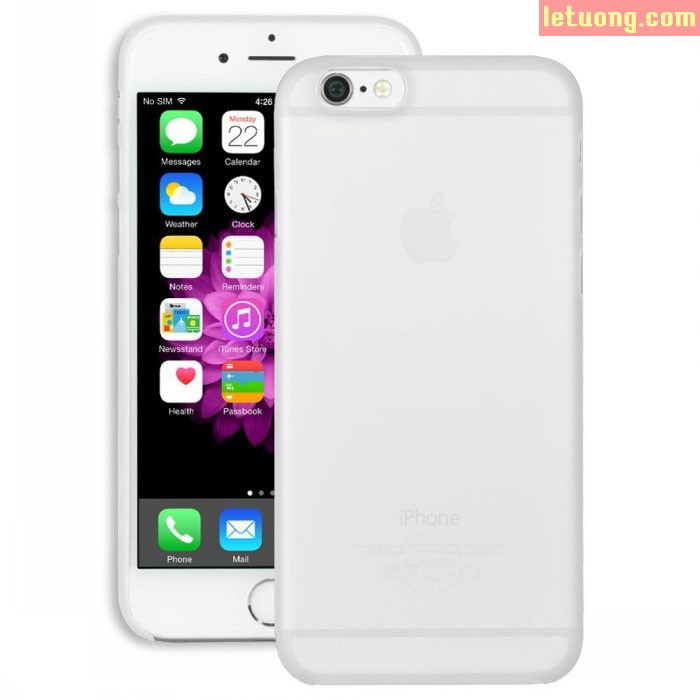 Ốp lưng siêu mỏng cho iPhone 6s, iPhone 6, iPhone 6 Plus, iPhone 6s Plus (ốp không bị ố vàng khi sử dụng)