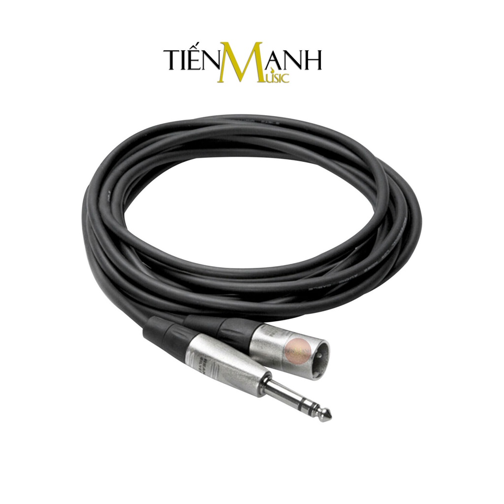 Dây Cáp Loa Kiểm Âm Hosa Pro Balanced REAN XLR Canon Đực sang 6ly Stereo TRS HSX-001.5, 003, 005, 010 1/4 in to XLR3M