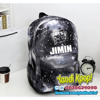 Balo, cặp galaxy bts jimin giá rẻ