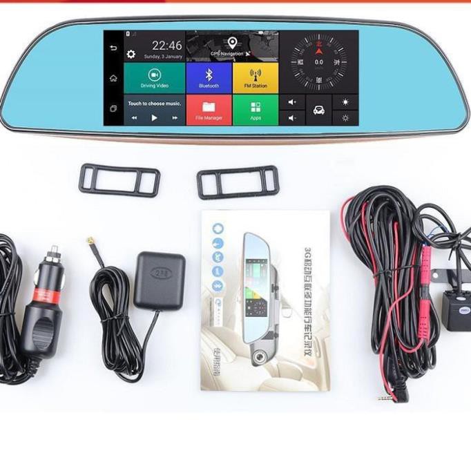 [RẺ SỐ 1 SHOPEE] Camera hành trình kẹp gương Android/GPS/3G/4G/wifi đa năng cao cấp JC900 .