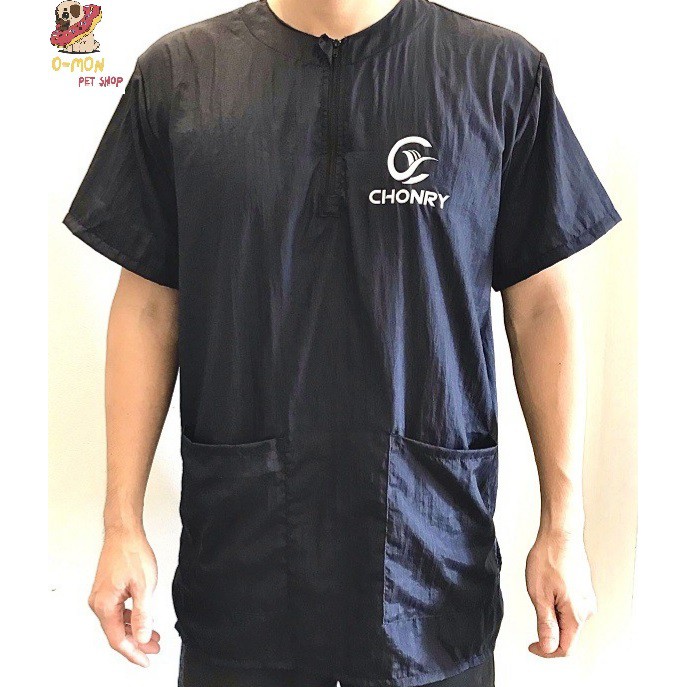 Áo lụa Chonry cắt tỉa lông cho thợ Grooming - Omon Pet