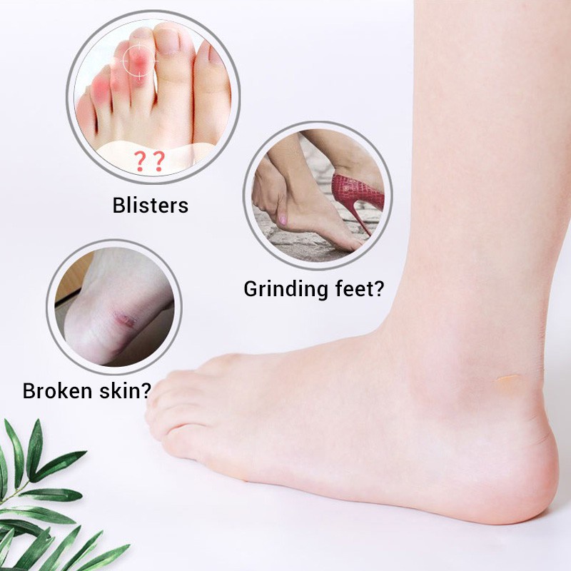 Set 2 Miếng Lót Giày Bằng Silicone Giúp Giảm Đau Cho Nữ