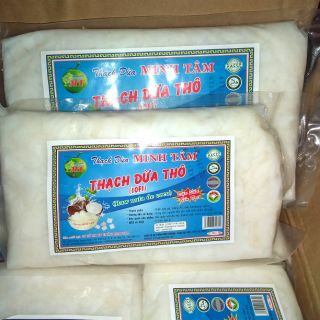 Bán sỉ 1Kg Thạch dừa loại 15Ly ép thô (khô) tặng hương dừa