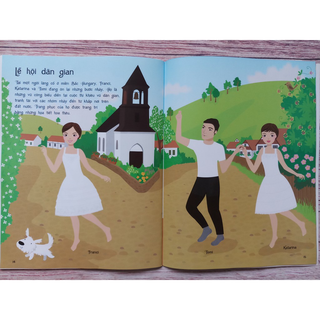 Sách - Dán Hình Sáng Tạo Trang Phục Búp Bê - Trang Phục Các Nước 2