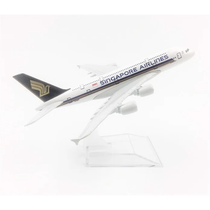 Mô hình máy bay bằng kim loại Airbus A380 16cm MB16