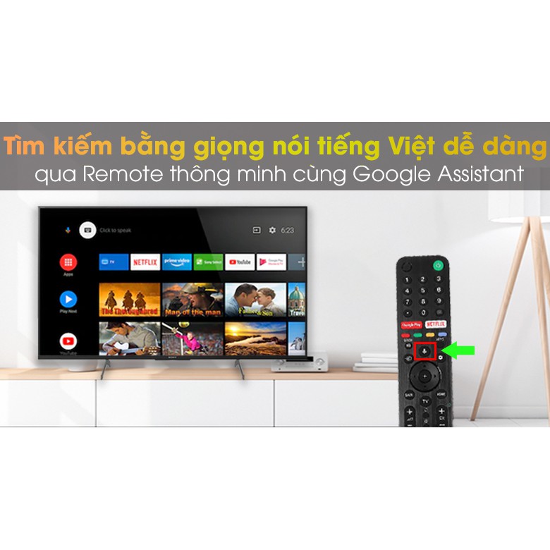 Android Tivi Sony 4K 43 inch KD-43X8500H (Miễn phí giao tại HCM-ngoài tỉnh liên hệ shop)