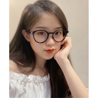 Gọng Kính Cận Nhựa Tròn Basic Unisex