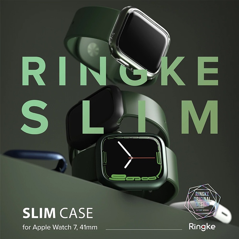 Bộ 2 Ốp RINGKE Apple Watch 7 45mm Slim