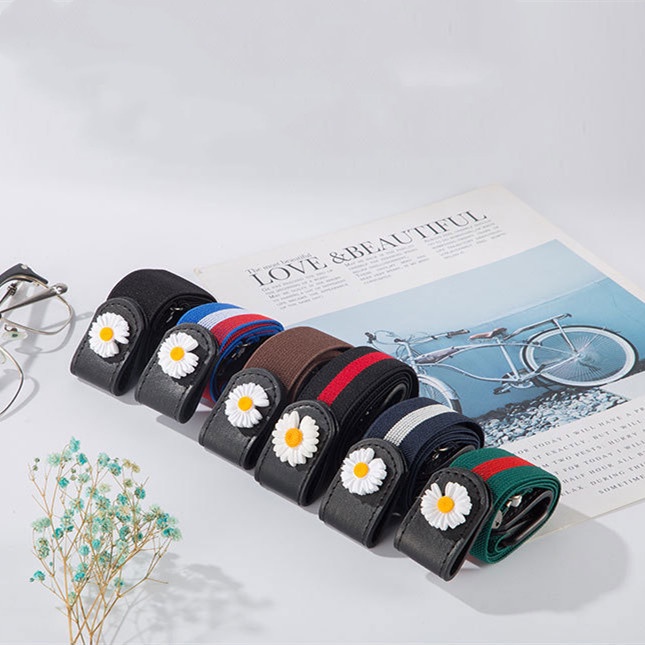 Thắt Lưng Không Khóa Co Giãn Thời Trang Hàn Quốc Cho Nam Nữ