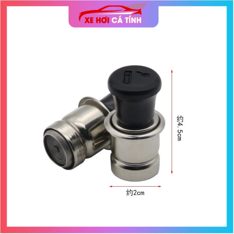 Tẩu châm thuốc trên ô tô - 12v / 24v hợp kim siêu bền dành cho tài xế