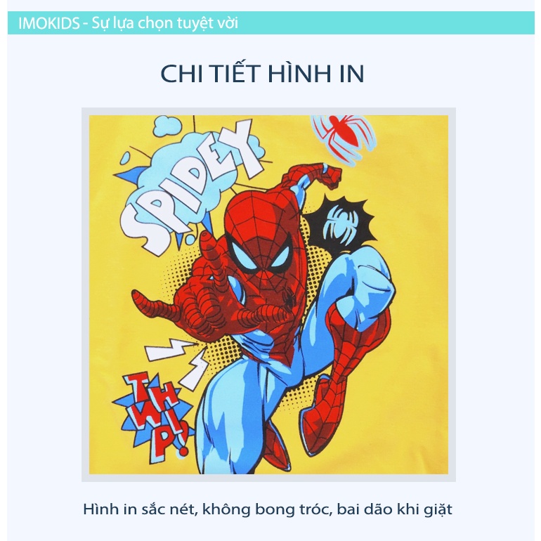 Đồ bộ dài tay bé trai xuất Hàn 24-35kg chất cotton Quảng Châu họa tiết nghộ nghĩnh hình siêu nhân, khủng long, ô tô