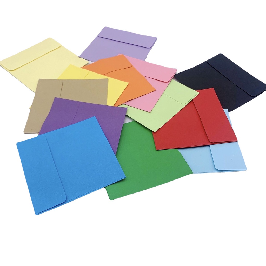 Bao Thư Trắng Đen 10x10cm Phong Cách Cổ Điển