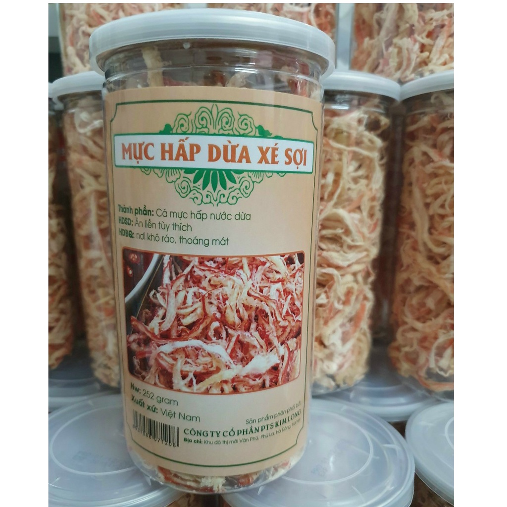 [SIÊU NGON, RẺ] 💥 Mực xé sợi hấp nước dừa hộp 250 Gram | BigBuy360 - bigbuy360.vn