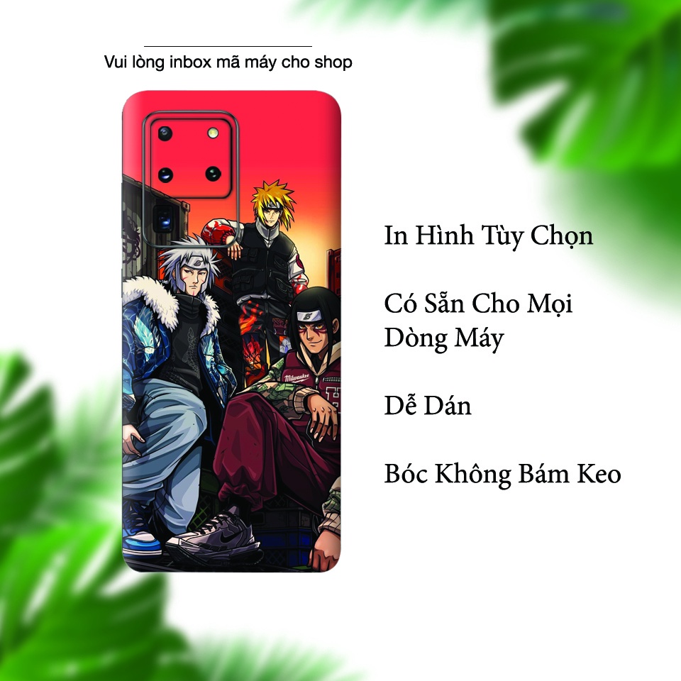 Miếng Dán Skin Điện Thoại In Hình Anime Hokage Naruto Cho Iphone 7/ 8/ X/ 11/ 11 Pro Max/ 12/ 12 pro max/ 13/ 13 pro max