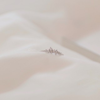 Nhẫn Bạc Đính Đá Aura