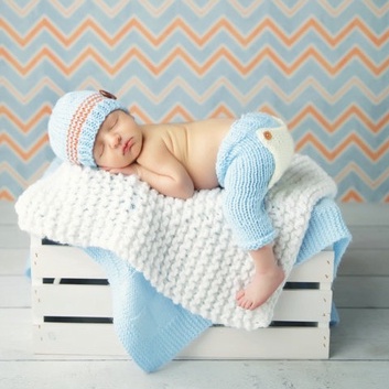 Bộ len nàng tiên cá, tuần lộc đan thủ công phụ kiện chụp ảnh cho bé 0-6 tháng