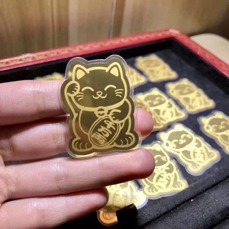 [Sale] Mèo Thần Tài Dán Điện Thoại 🧡 FREESHIP 🧡 Sticker Mèo Thần Tài May Mắn | BigBuy360 - bigbuy360.vn