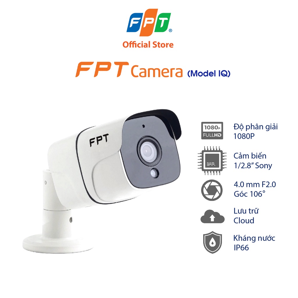 FPT CAMERA - CAMERA IQ CẢNH BÁO GIÁM SÁT AN NINH + Gói CLOUD XEM LẠI 7 NGÀY + KỸ THUẬT LẮP MIỄN PHÍ TẠI HCM + QUÀ TẶNG | BigBuy360 - bigbuy360.vn
