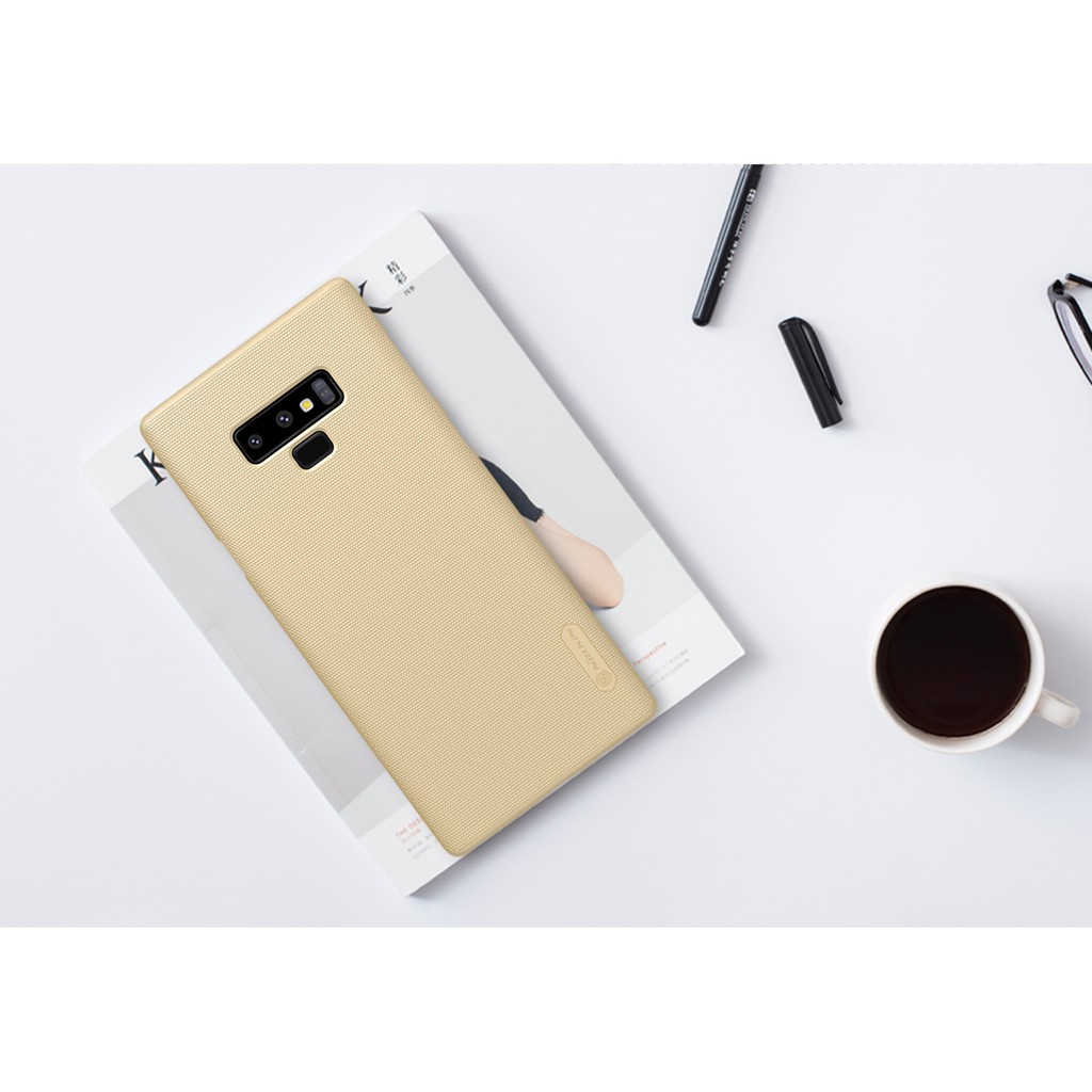 Ốp lưng Nillkin cho Samsung Galaxy Note 9 note9 - chính hãng Nillkin dạng sần hạn chế bám vân tay