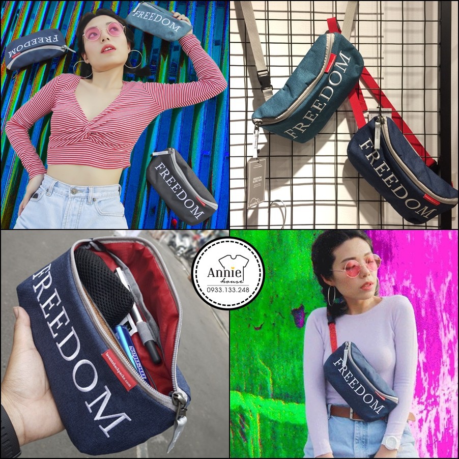 Túi đeo chéo thời trang Freedom Levante, Unisex nam nữ  | Shopee Việt Nam. Mẫu mới 2019. Còn hàng