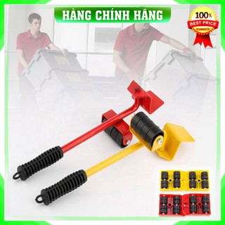 Dụng cụ nâng, di chuyển vật nặng đồ đạc thông minh bằng bộ con lăn hỗ trợ