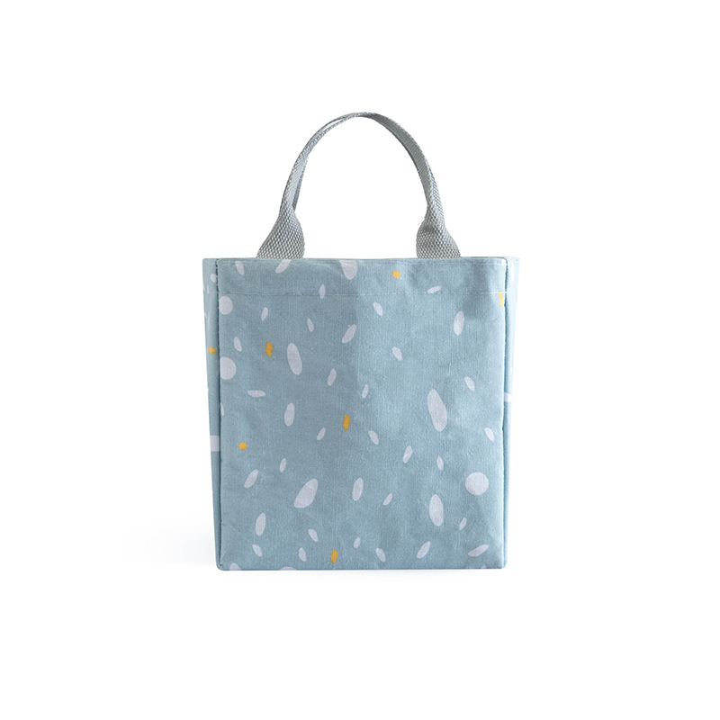 Korean Thickened Beam Mouth Insulation Bag Defensive Portable Lunch Box Bag Student Couple Lunch Bag Lunch Bag