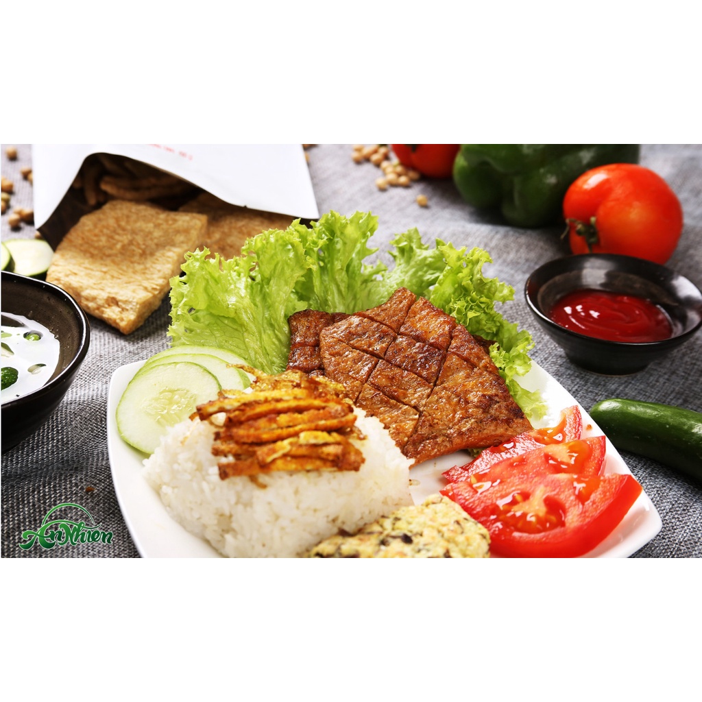 SIÊU DINH DƯỠNG 1KG Cốt Lết Chay An Nhiên, Thịt Chay, Thực Phẩm Chay Dinh Dưỡng, Thuần Chay Healthy, Đồ Ăn Chay