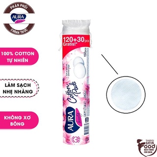 Bông Tẩy Trang Aura Beauty Cotton Pads 150 Miếng