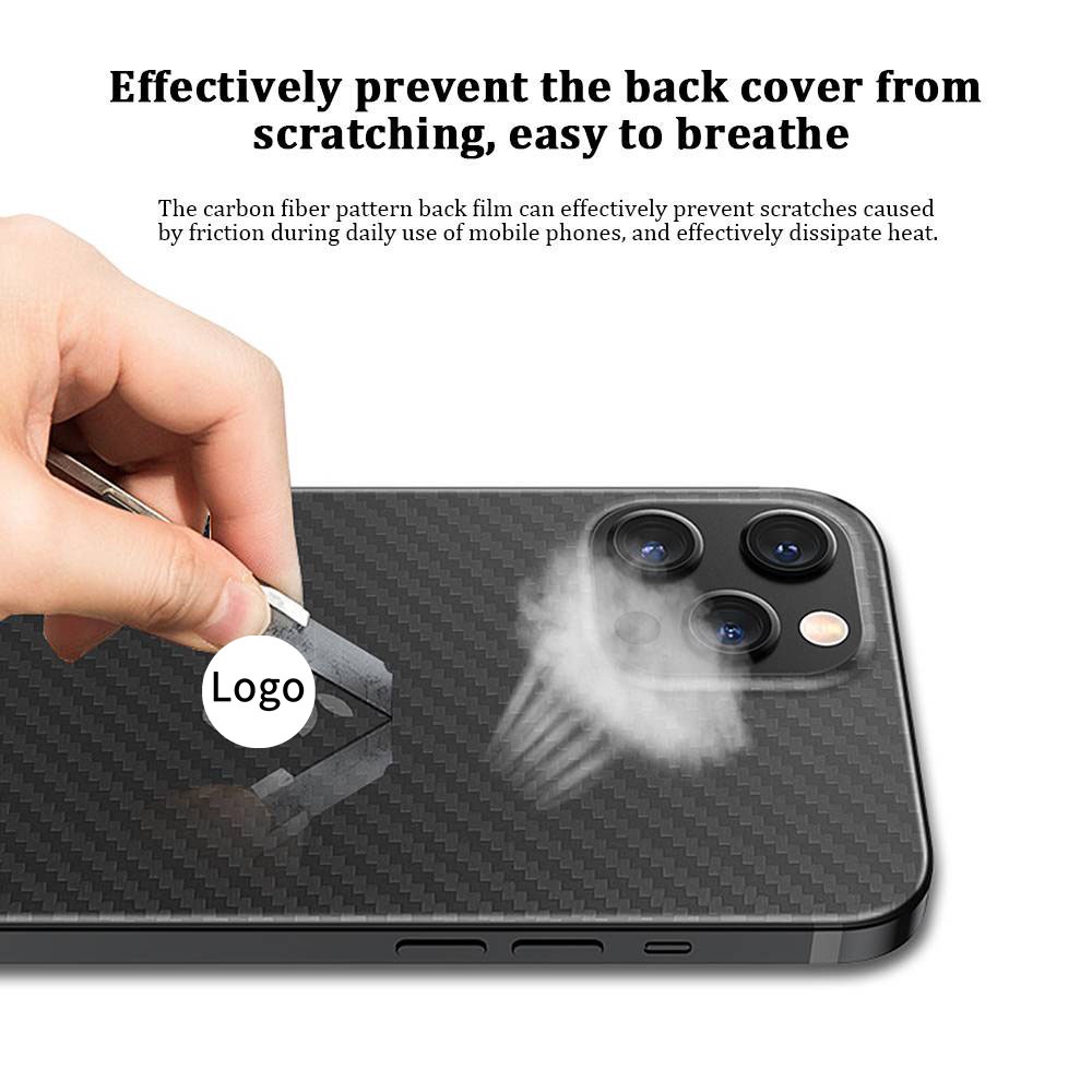 Phim Dán Bảo Vệ Mặt Sau Điện Thoại iphone 14 13 11 12 Pro Max Plus 7 8 Plus X XS Max XR SE 2020 2022 SE3 Bằng Sợi Carbon