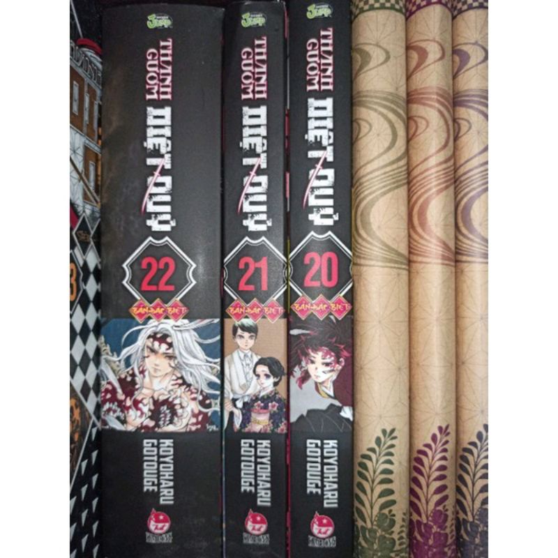 Combo KIMETSU NO YAIBA ĐẶC BIỆT 20 21 22 ( THANH GUOM DIET QUY )