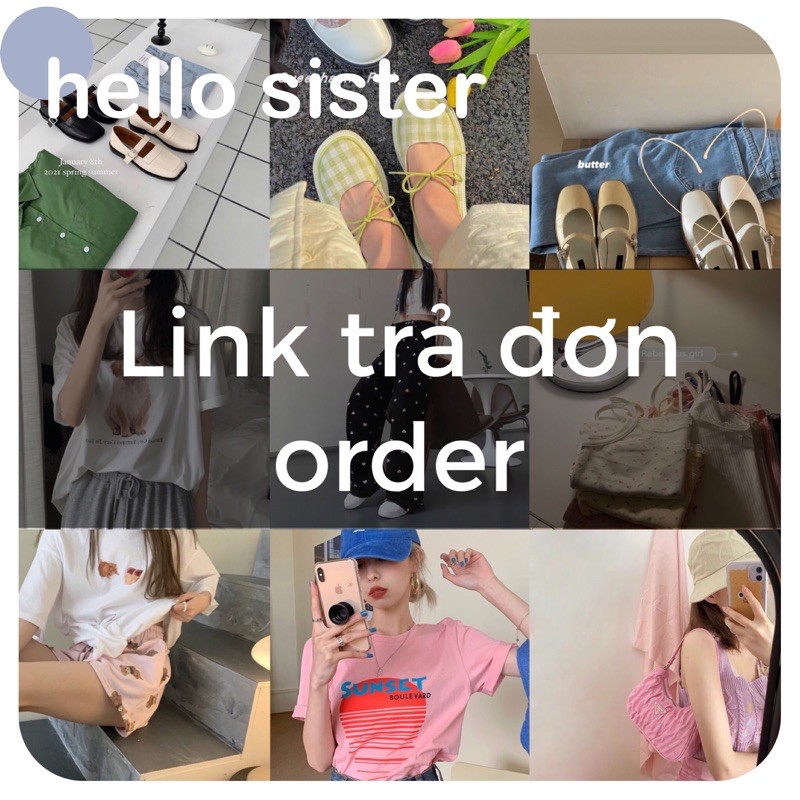 [link tạm khách IG đặt] hellosister - Áo Len Gân Trơn Viền Bèo