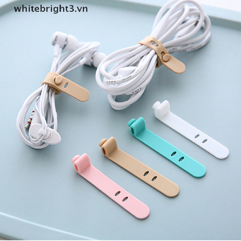 Phụ Kiện Quấn Dây Cáp Sạc Tiện Lợi Bằng Silicone