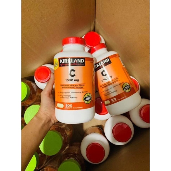 Viên Nhai Kirkland Vitamin C 1000mg Của Mỹ  mua tại costco
