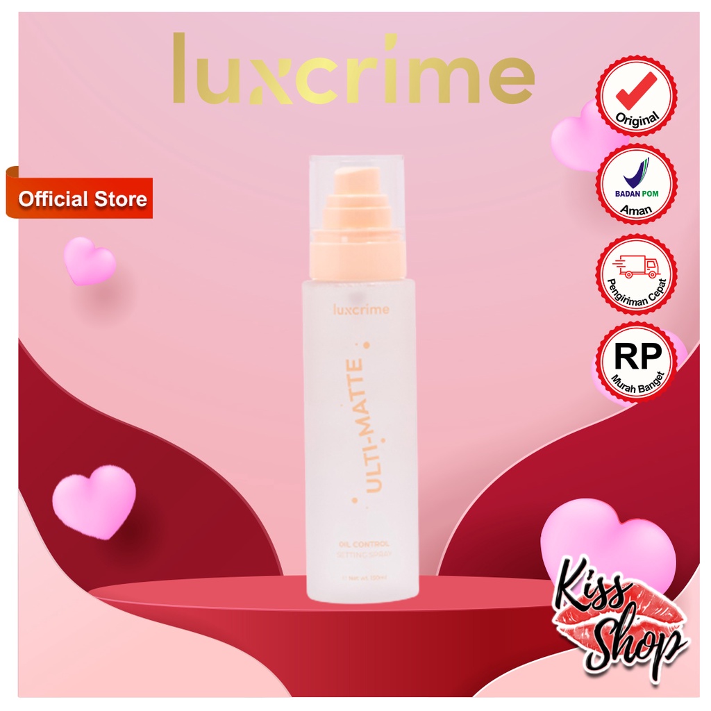 Xịt khoáng Luxcrime Ulti-Matte kiềm dầu hiệu quả