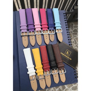 Tặng chốt và cây thay dây - dây da đồng hồ nhiêu màu đủ size