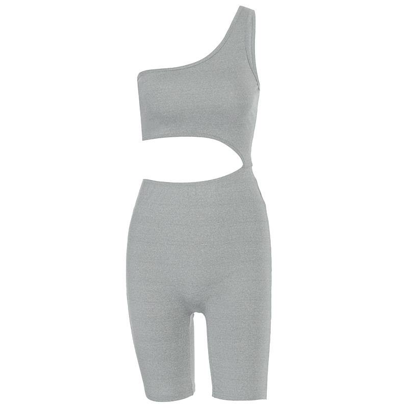 Jumpsuit thể thao hở vai quyến rũ thời trang âu mỹ cho nữ | BigBuy360 - bigbuy360.vn