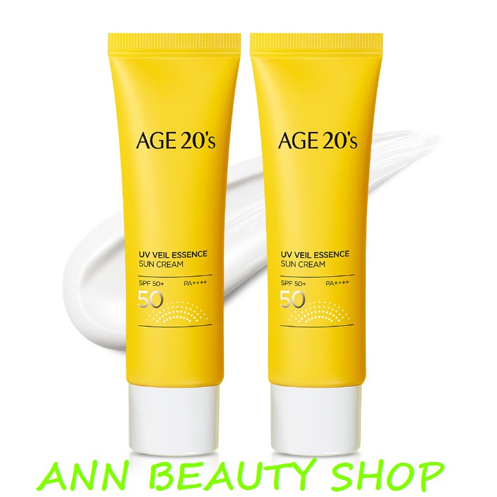 Kem Chống Nắng AGE20's UV Veil Essence Sun Cream SPF50*/ PA++++ 50ml