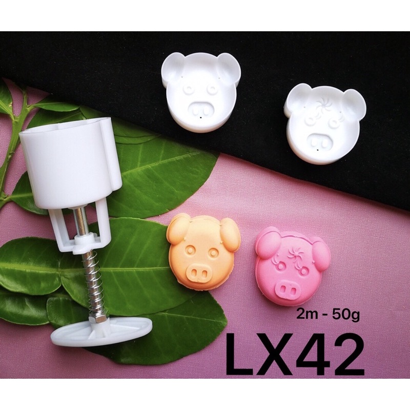 Khuôn trung thu mặt lợn rẻ LX42