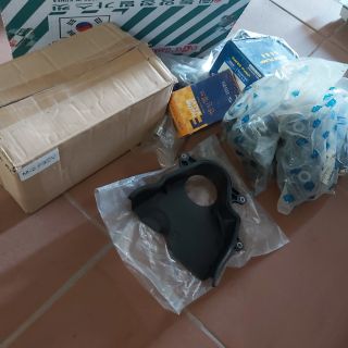 Combo mặt máy, chân máy, súppap, vỏ và ruột van hằng nhiệt, gioăng đai tu..
