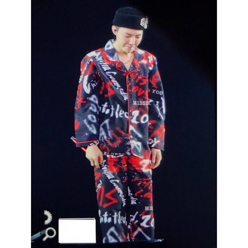 Pijama GD bigbang họa tiết grafity - NGUYÊN BỘ QUẦN VÀ ÁO