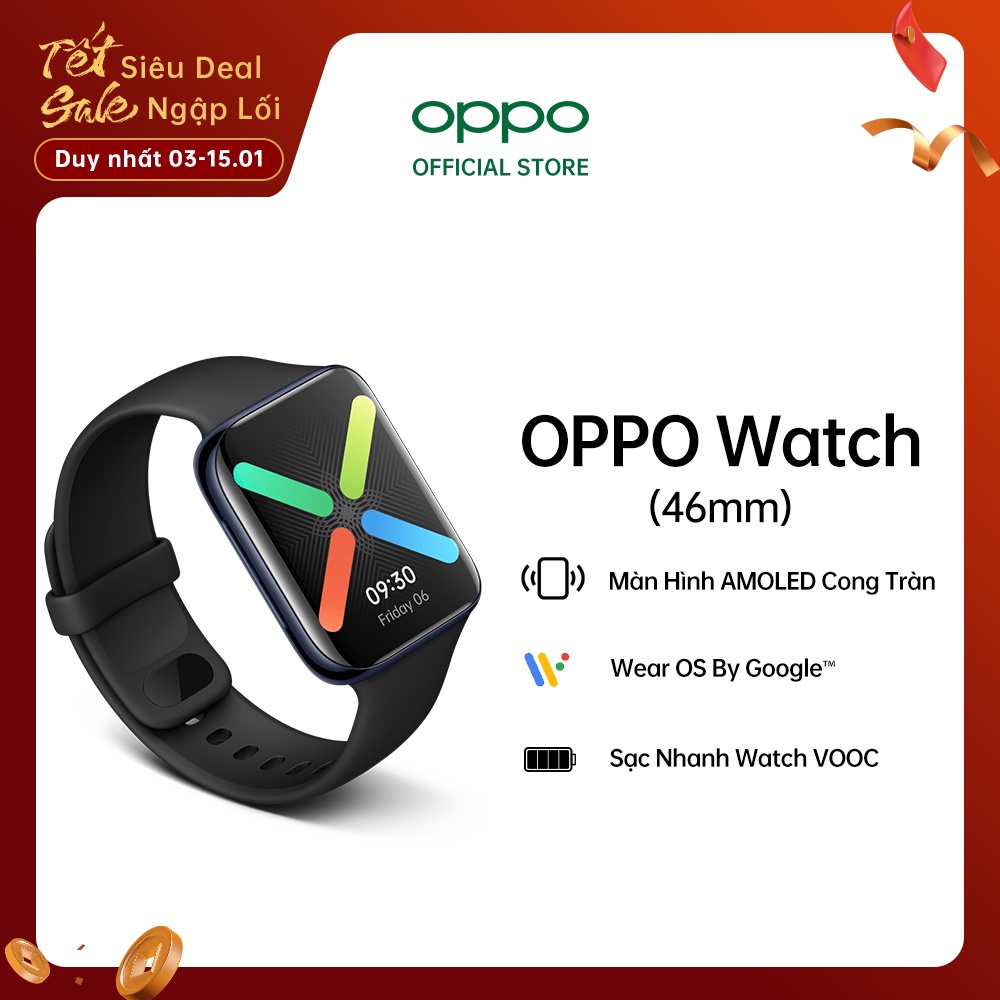 Đồng hồ OPPO Watch 46mm- Hàng Chính Hãng