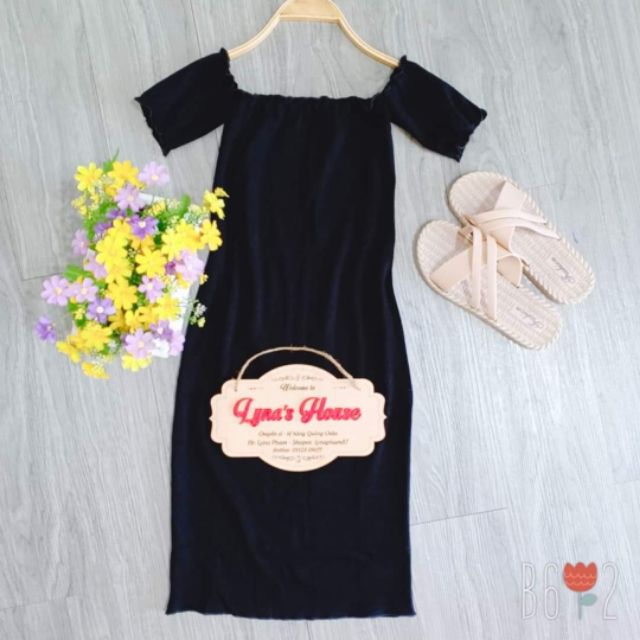 LH02 - ĐẦM BODY TRỄ VAI TAY NGẮN | BigBuy360 - bigbuy360.vn