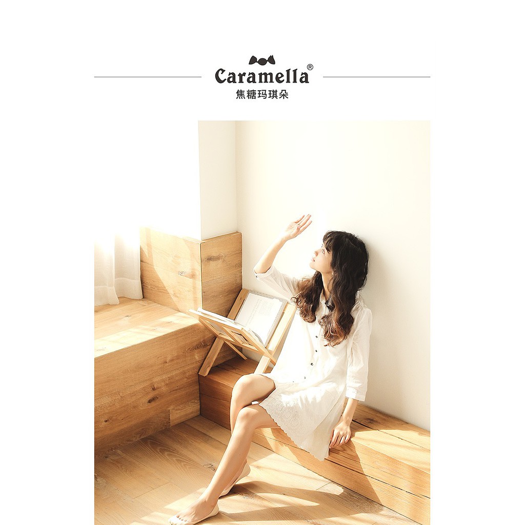 Hộp 7 đôi tất nữ lụa, siêu bám dính khó tuột Caramella