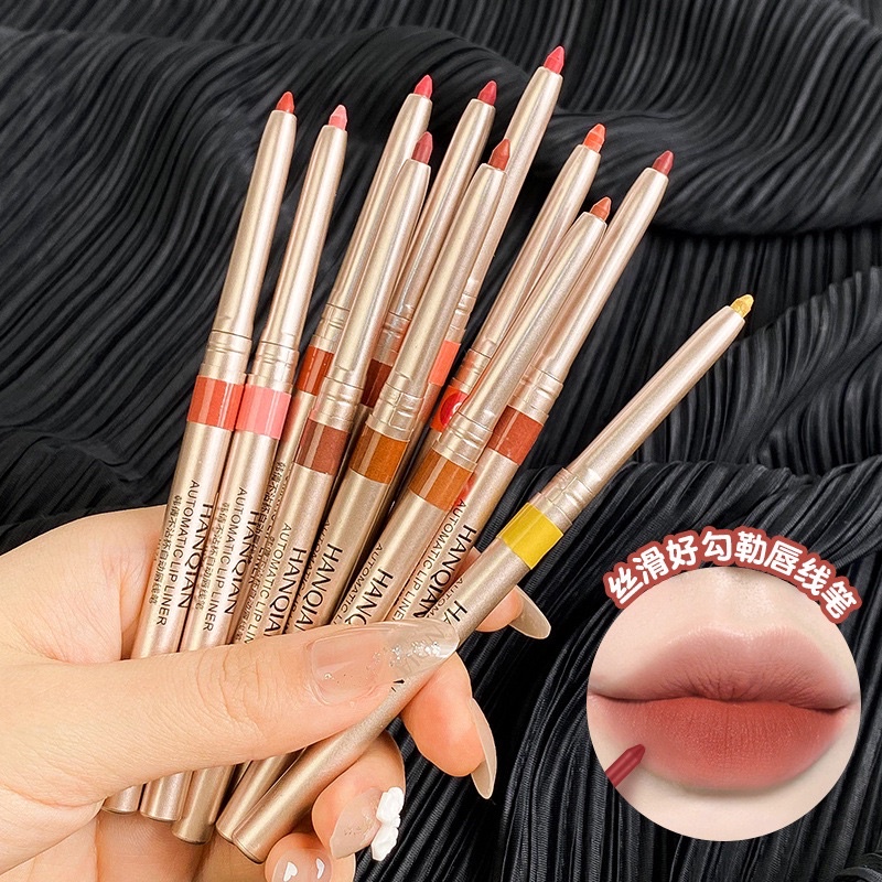 Bút kẻ viền môi, tạo hình môi sexy/ kẻ bọng mắt 2 trong 1 sweet mint dạng chì vặn make up dễ thương sexy quyến rũ