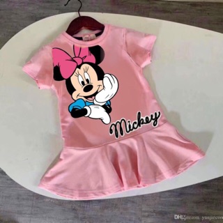 Váy mickey đuôi cá cho bé gái