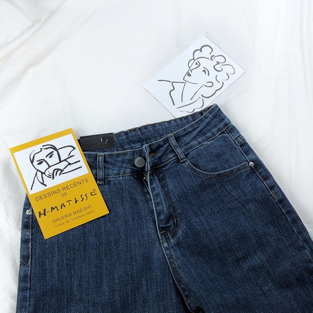 Quần Jean Nữ Dáng Baggy Cạp Lưng Cao Trơn 🌈 Hàng Cao Cấp🌈 Quần Bò Nữ Co Giãn [ẢNH THẬT] 95.04 | BigBuy360 - bigbuy360.vn